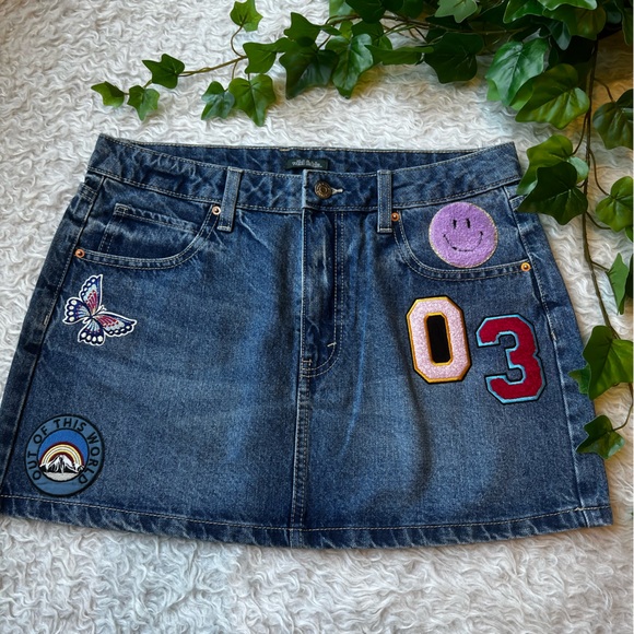 NWOT denim skirt - Picture 2 of 8